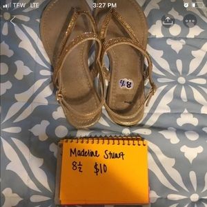 Madeline Stuart rose gold sandals